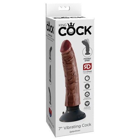 King Cock Vibrating Cock 7"