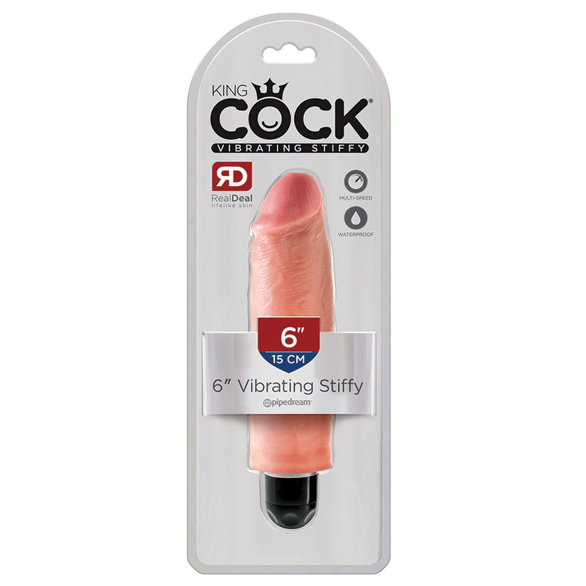 King Cock Vibrating Stiffy-Light 6"