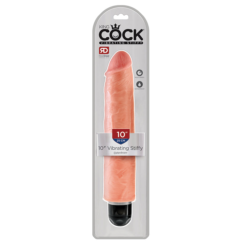 King Cock Vibrating Stiffy-Light 10"