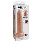 King Cock Uncut Cock-Light 9"