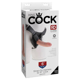 King Cock Strap-On Harness With Cock-Light