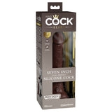 King Cock Elite Dual Density Silicone Cock 7"