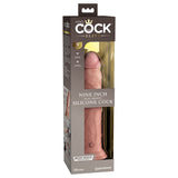 King Cock Elite Dual Density Silicone Cock-Light 9"