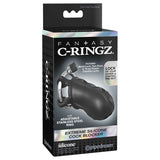 Fantasy C-Ringz Extreme Silicone Cock Blocker-Black