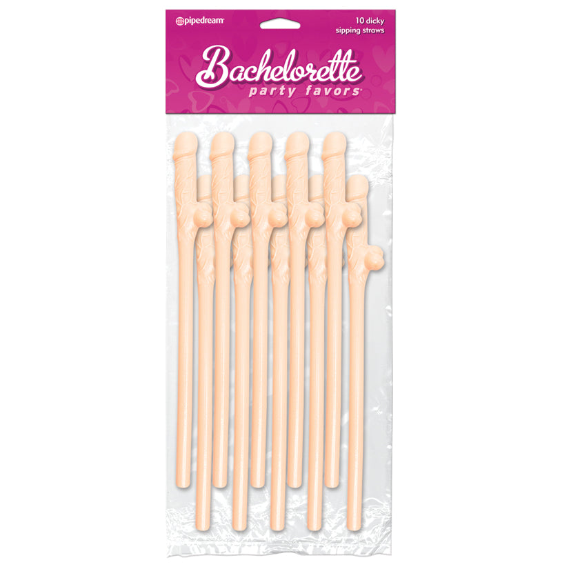 Bachelorette Party Dicky Sipping Straws-10pk