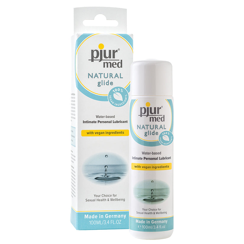 Pjur Med NATURAL Glide Water-Based Intimate Personal Lubricant 3.4oz