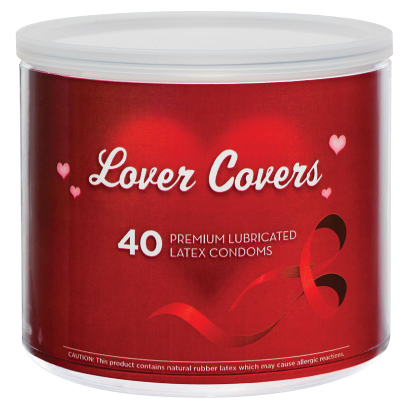 Lover Covers Condoms Jar Of 40
