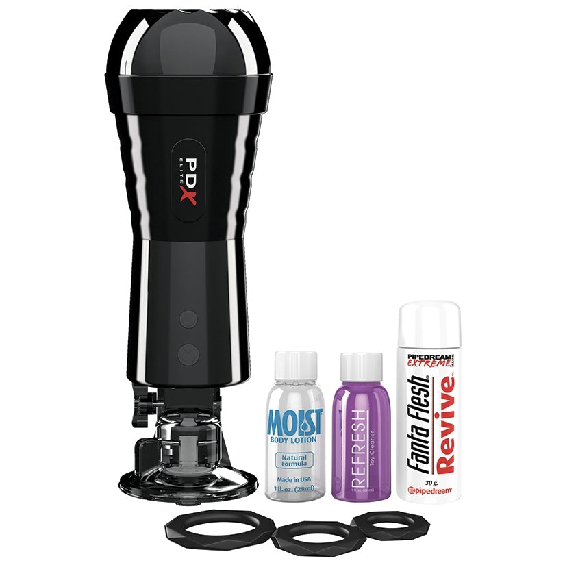 PDX Elite Cock Compressor Vibrating Stroker