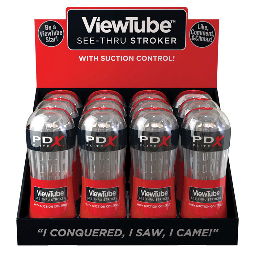 PDX Elite ViewTube Stroker-Clear