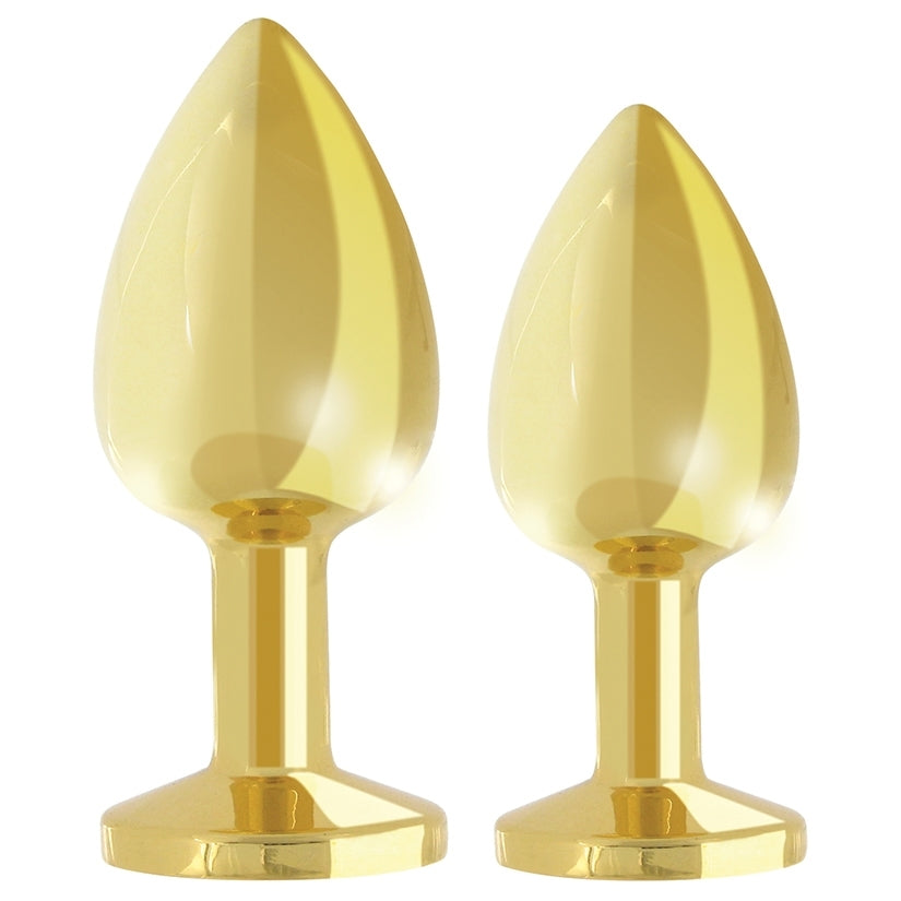 Riannes Metal Booty Plug Set 2x-Gold