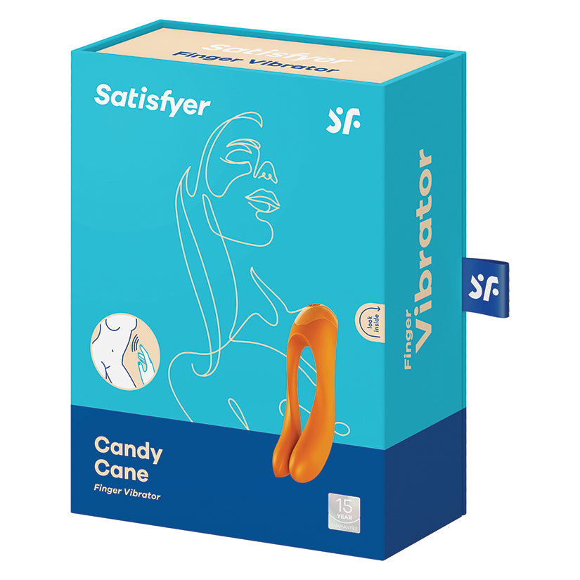 Candy Cane Finger Vibrator