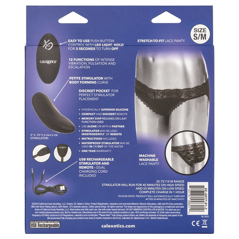 Remote Control Lace Panty Set