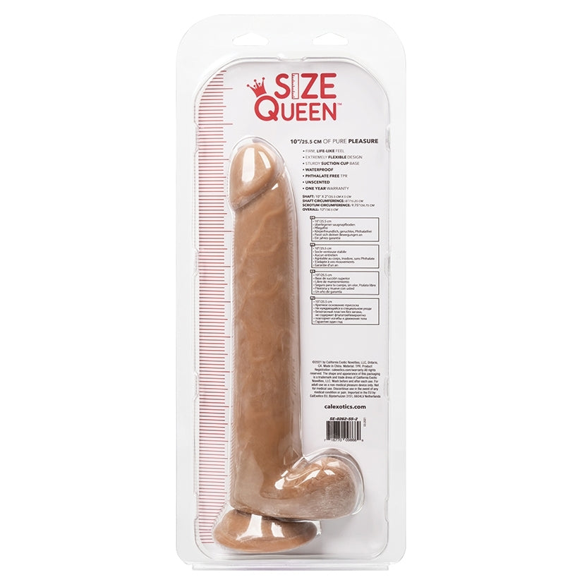 Size Queen-Brown 10"