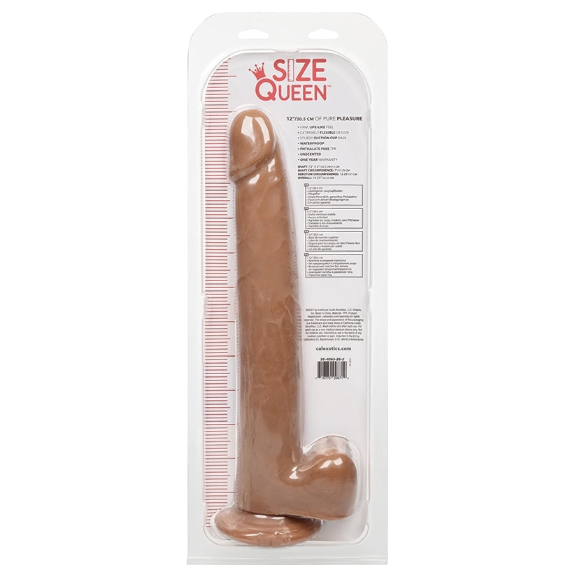 Size Queen-Brown 12"