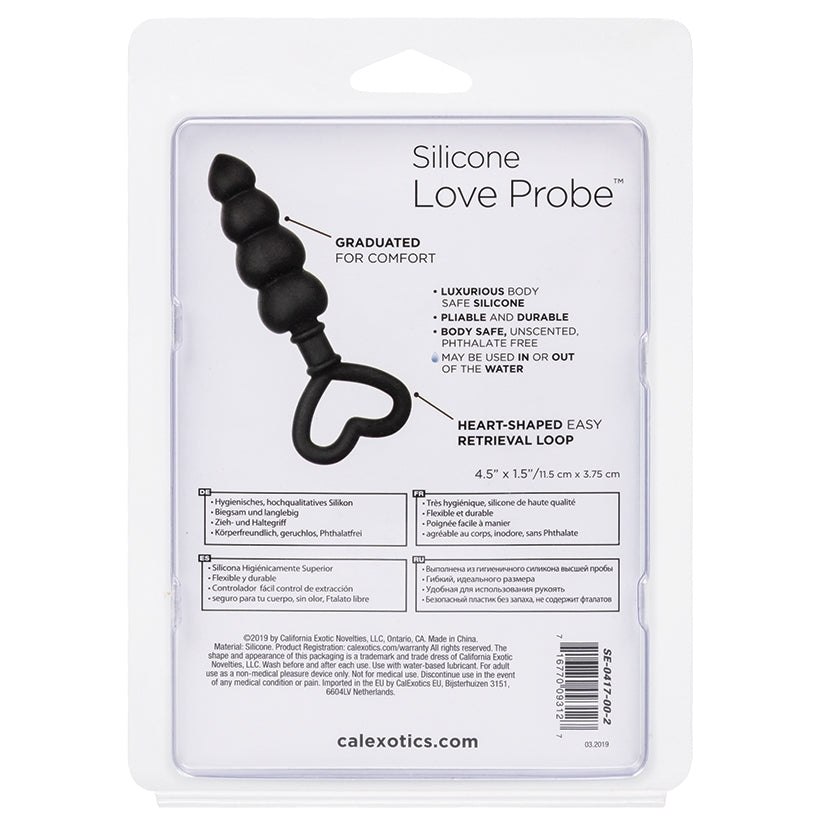 Silicone Love Probe-Black