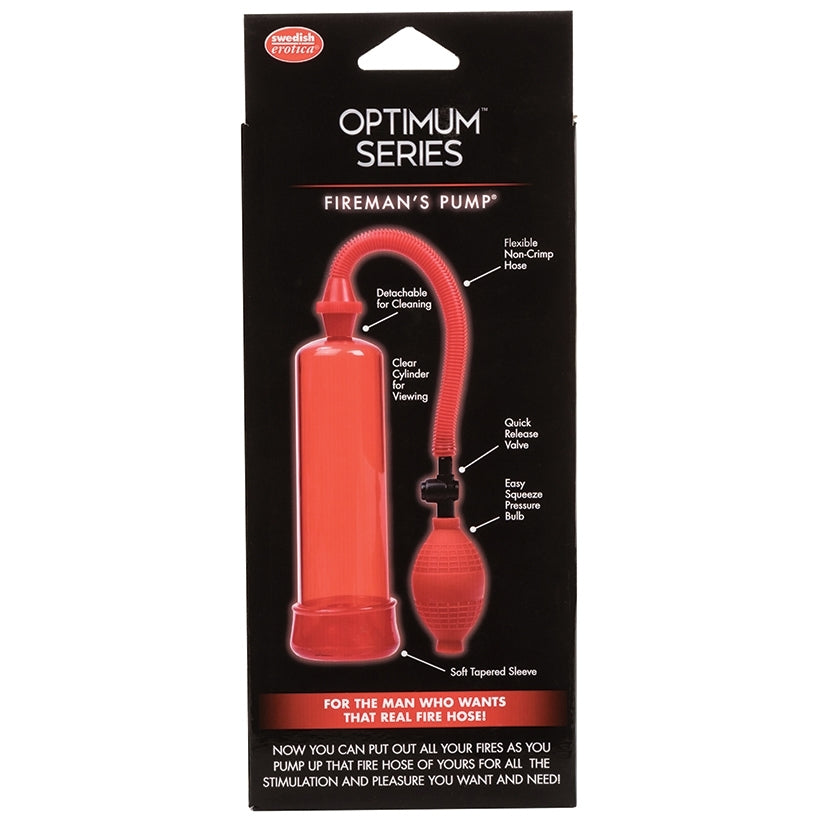 Optimum Series Fireman's Pump-Red