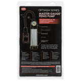 Optimum Series Master Gauge Penis Pump-Clear