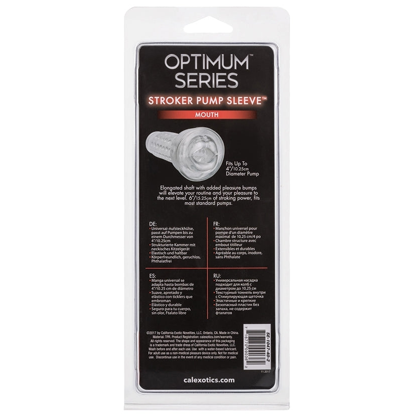 Optimum Series Stroker Pump Sleeve