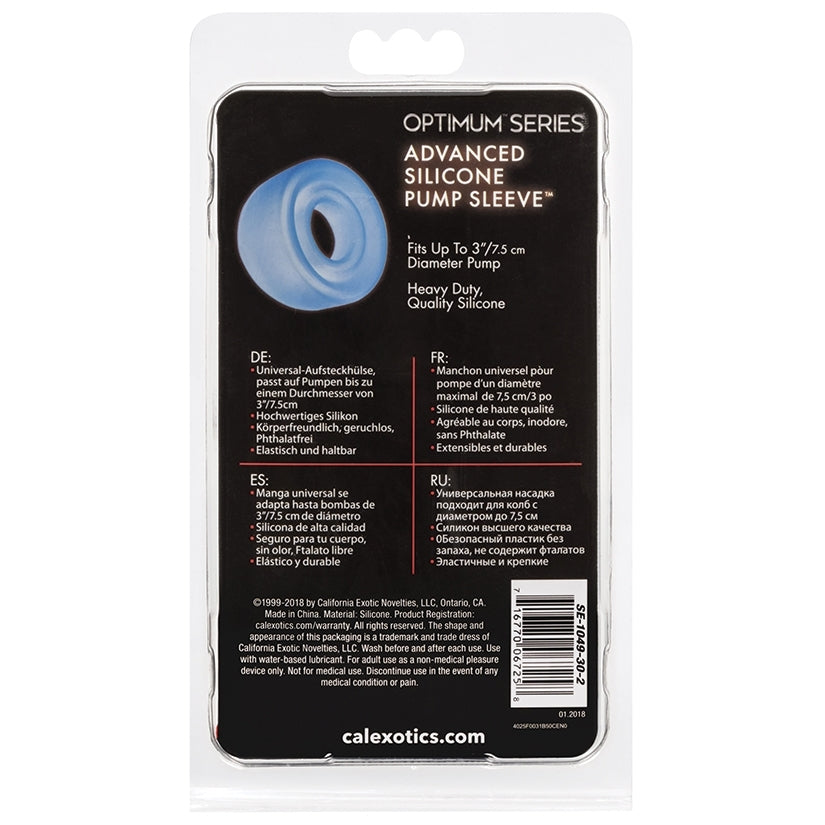 Optimum Series Advanced Silicone Pump Sleeve-Blue