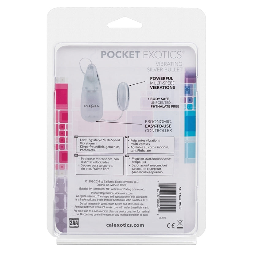 Pocket Exotics Single Bullet-Silver