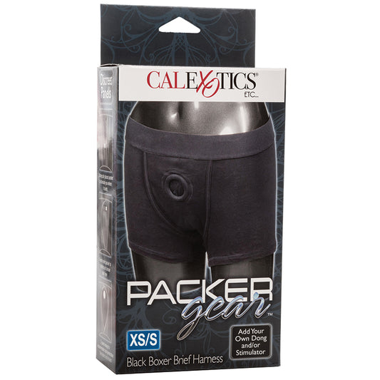 Packer Gear Boxer Brief Harness-Black
