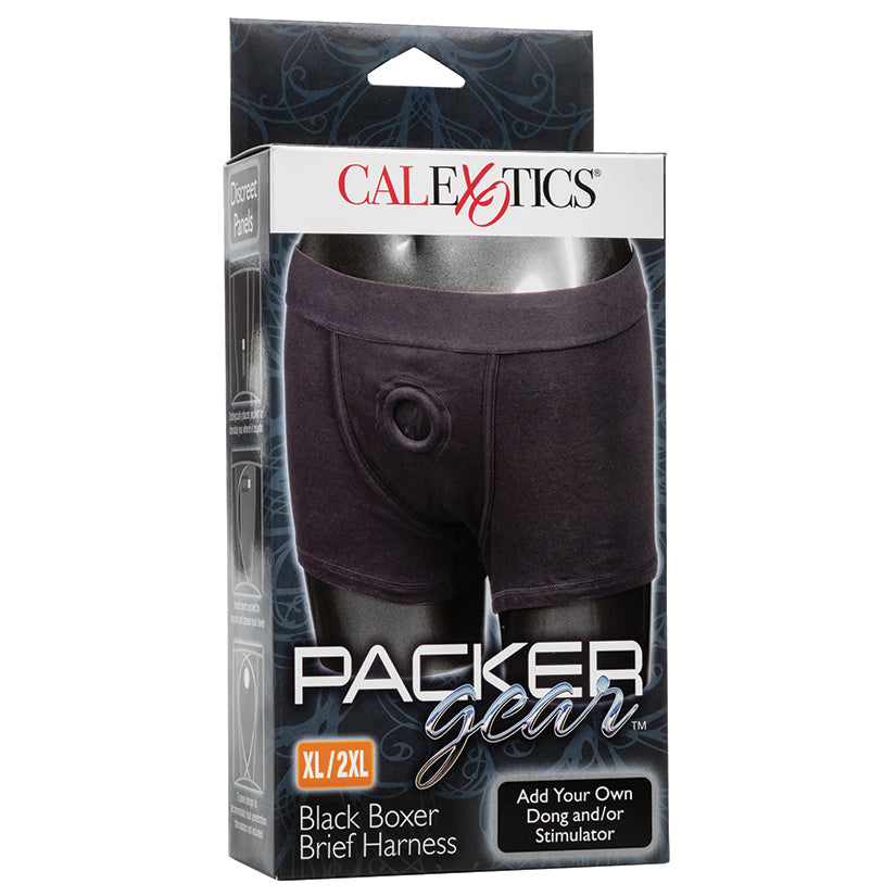 Packer Gear Boxer Brief Harness-Black