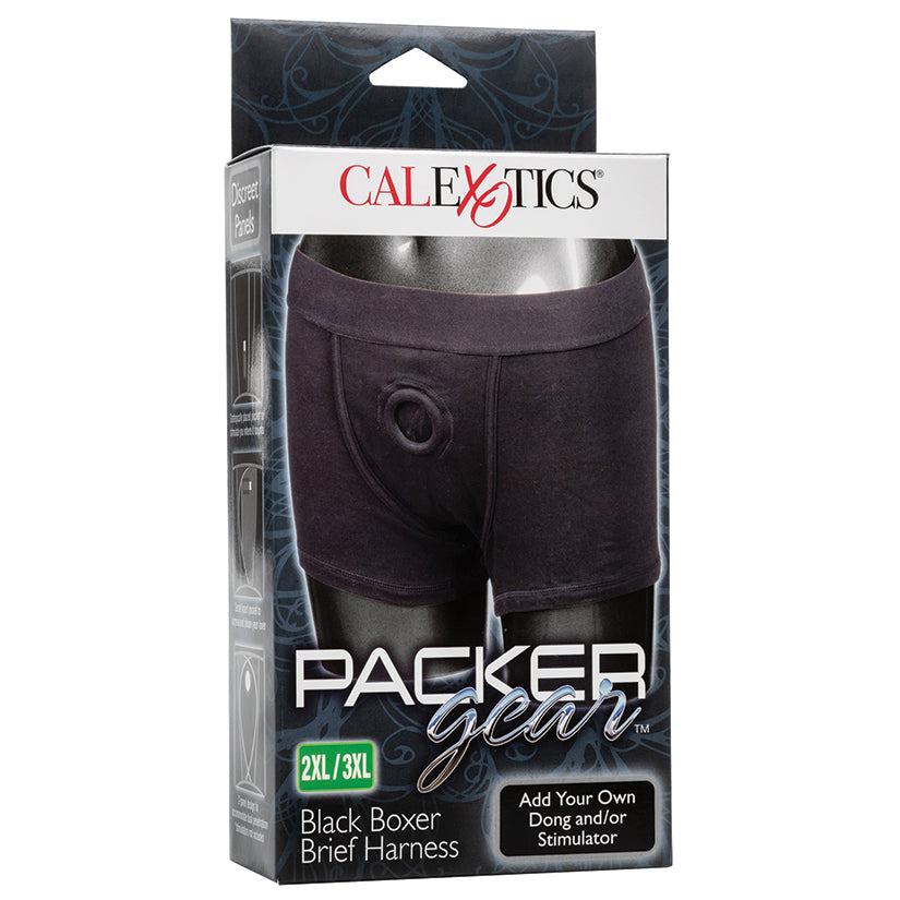 Packer Gear Boxer Brief Harness-Black