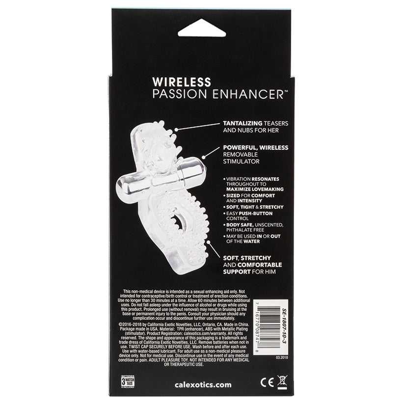 Wireless Passion Enhancer-Clear