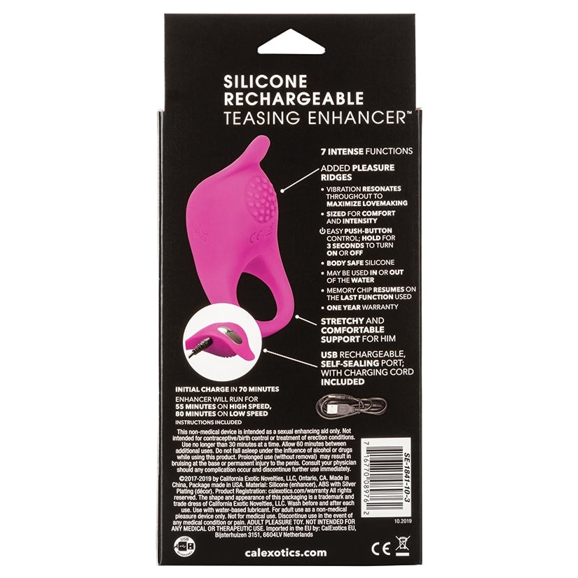 Silicone Rechargeable Teasing Enhancer