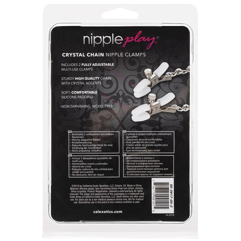 Nipple Play Crystal Chain Nipple Clamps