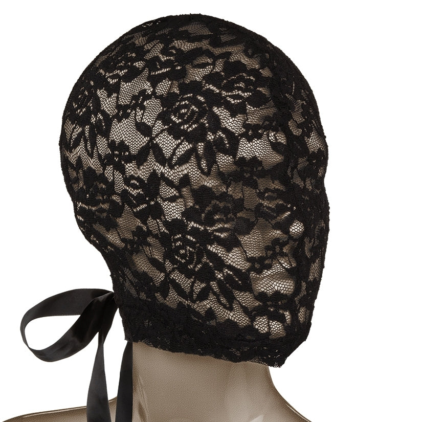 Scandal Corset Lace Hood-Black