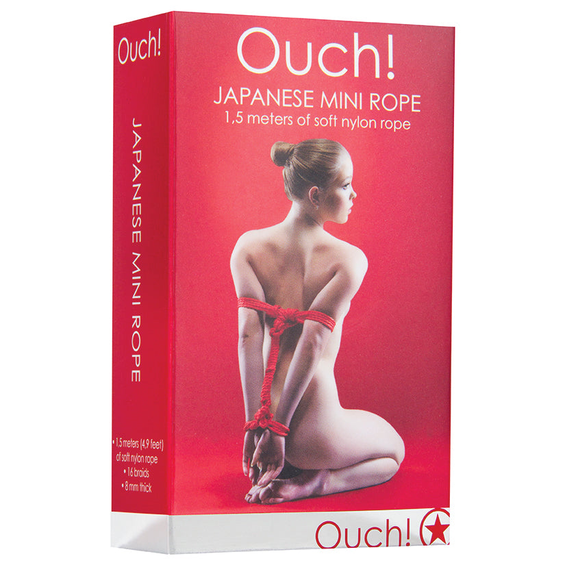 Ouch! Japanese Mini Rope-Red
