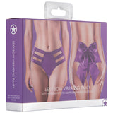 Ouch! Sexy Bow Vibrating Panty-Purple