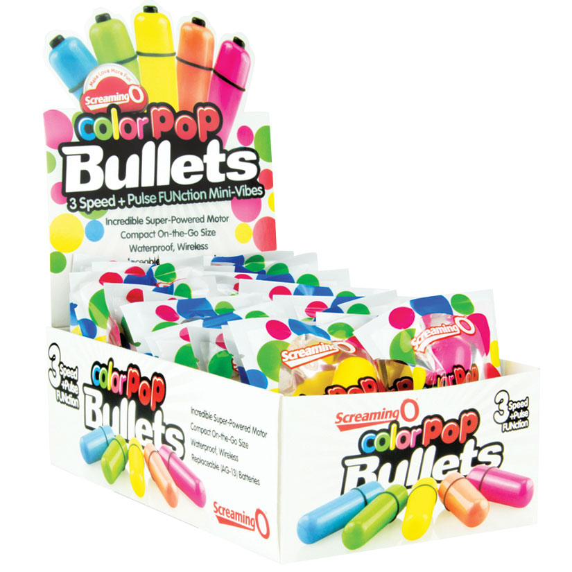 Screaming O ColorPoP Bullets Display Of 20