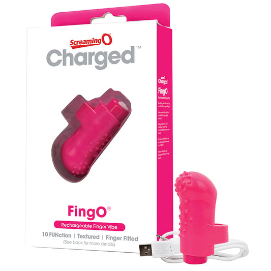 Charged FingO Rechargeable Finger Vibe