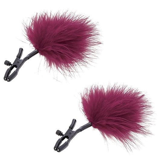 S&M Enchanted Feather Nipple Clamps