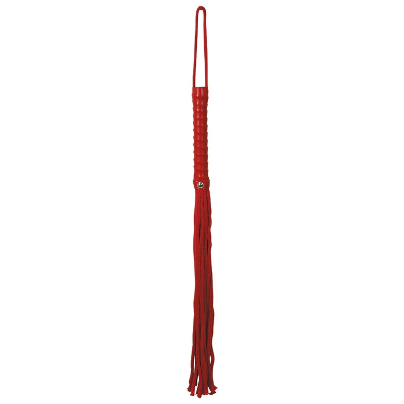 S&M Red Rope Flogger