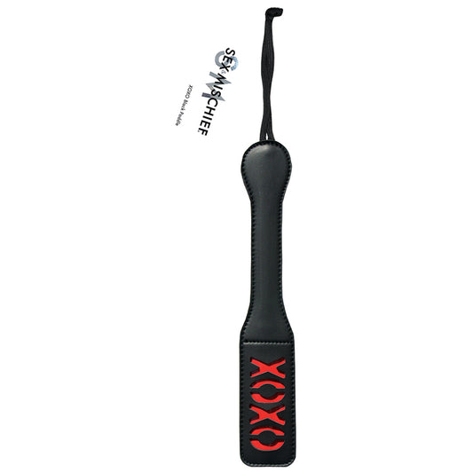 S&M XOXO Paddle Black