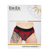 Em.Ex Contour Harness-Burgundy