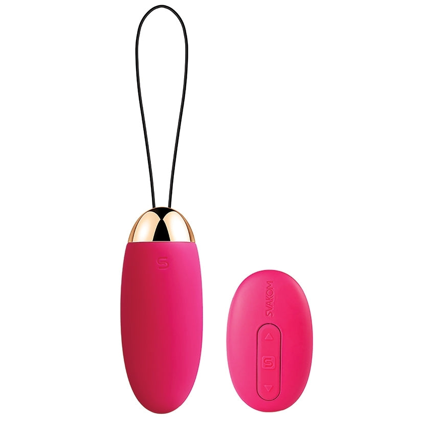 Elva Vibrating Bullet-Plum Red