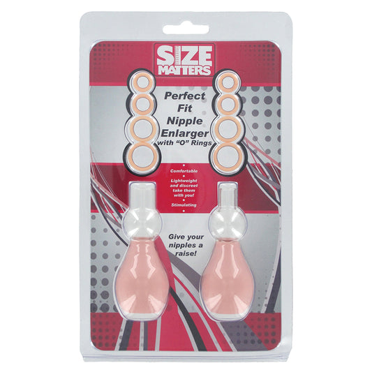 Size Matters Perfect Fit Nipple Enlarger Pumps With O Rings