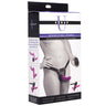 Strap U Double Take 10X Vibrating Double Penetration Strap-On