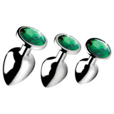 Booty Sparks Emerald Gem Anal Plug Set