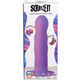 Squeeze-It Squeezable Wavy Dildo-Purple