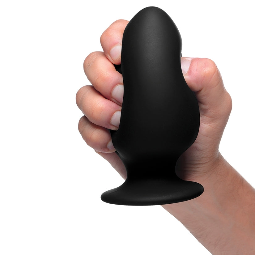 Squeeze-It Squeezable Anal Plug-Black