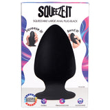 Squeeze-It Squeezable Anal Plug-Black