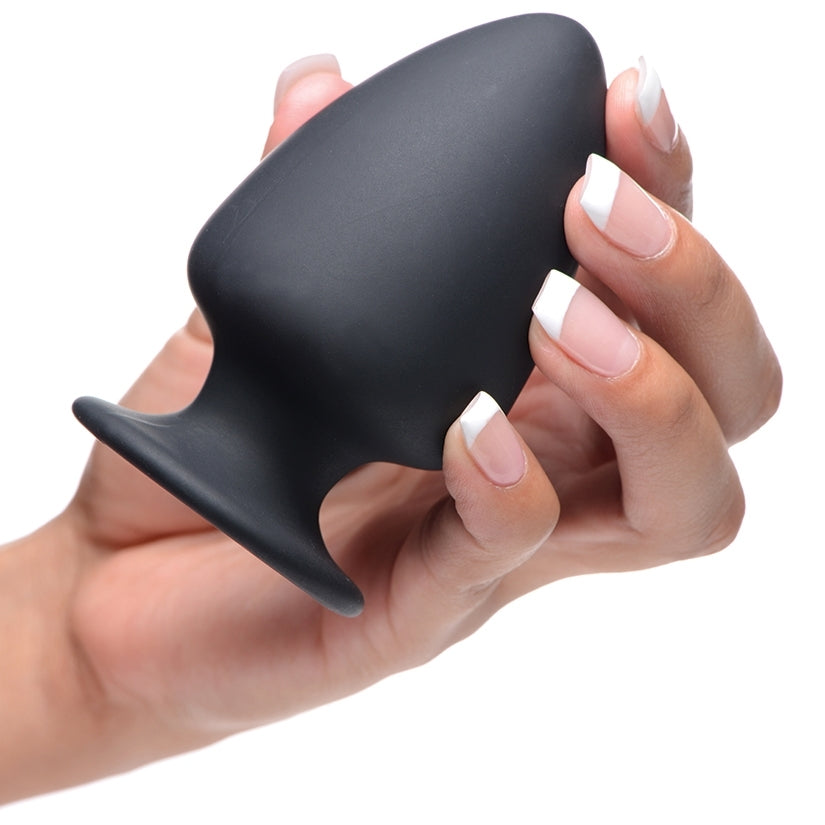 Squeeze-It Squeezable Anal Plug-Black