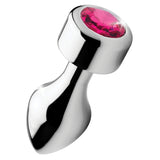 Booty Sparks Weighted Base Aluminum Plug Pink Gem