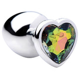 Booty Sparks Rainbow Prism Heart Anal Plug