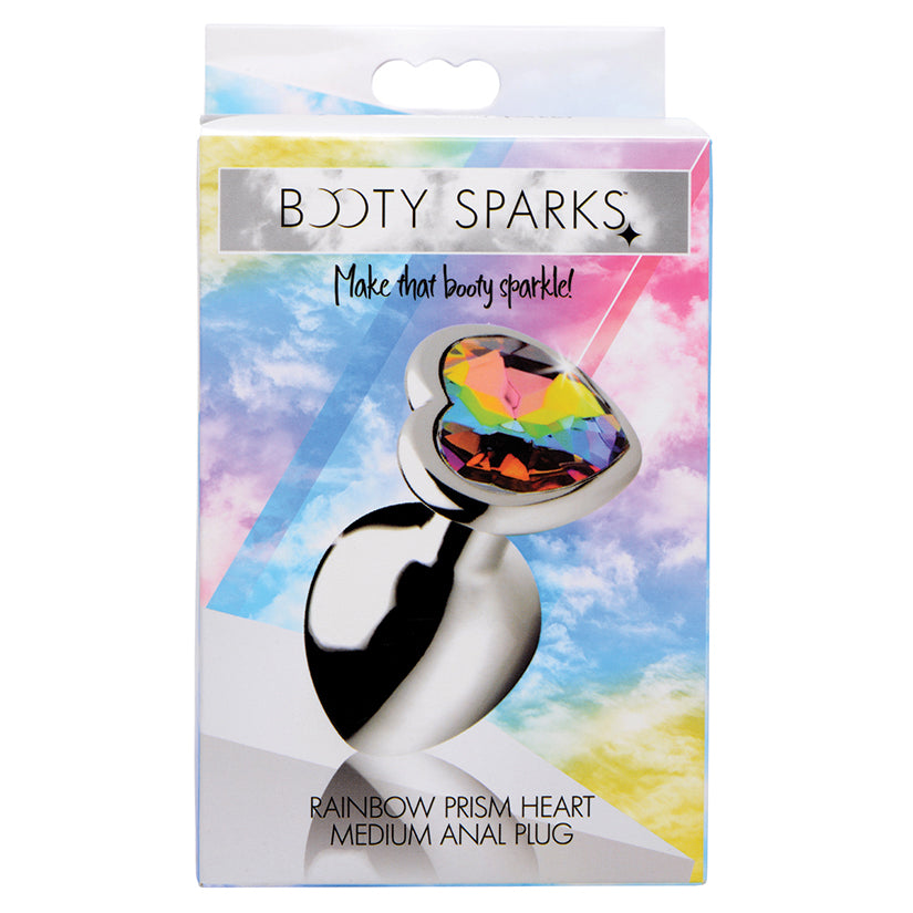 Booty Sparks Rainbow Prism Heart Anal Plug